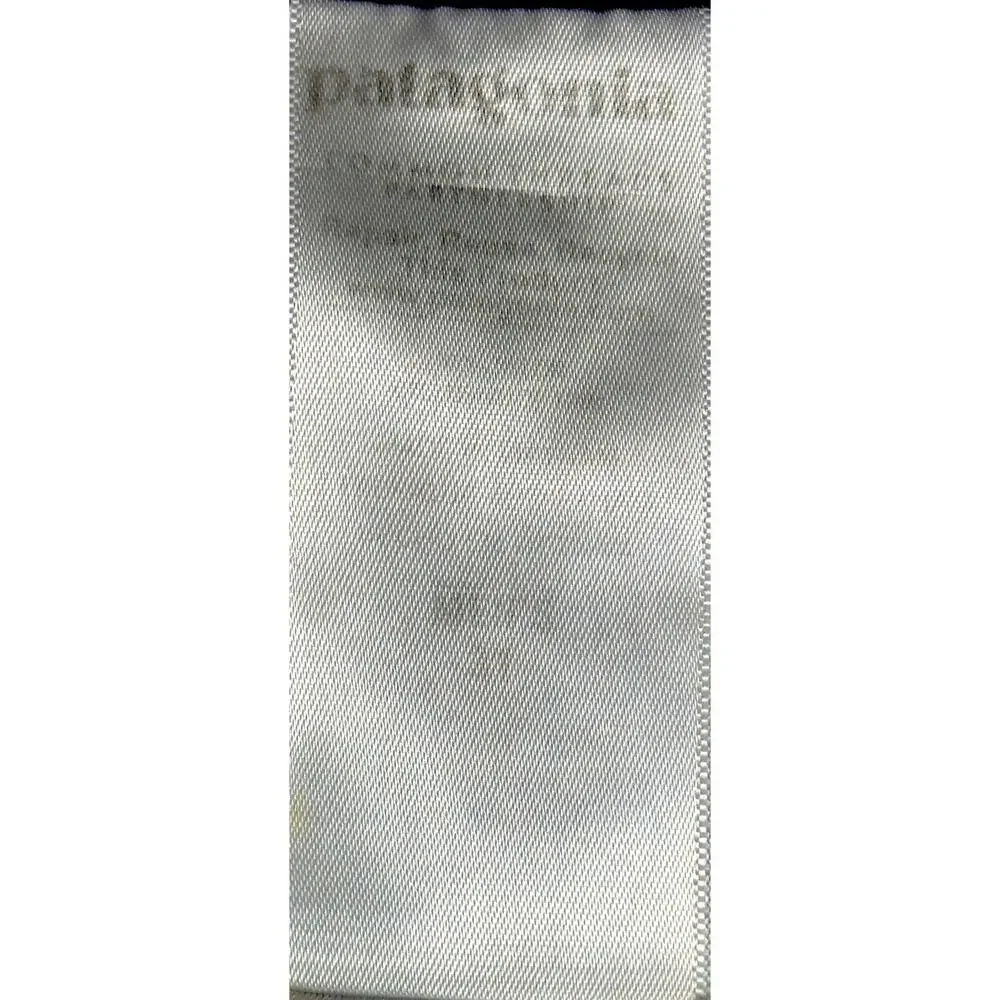 Patagonia Wavefarer Swim Trunk Board Short 31 Blue Green Button Tie Waist Pocket